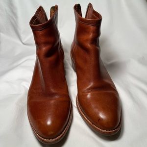 Loeffler Randall brown leather bootie